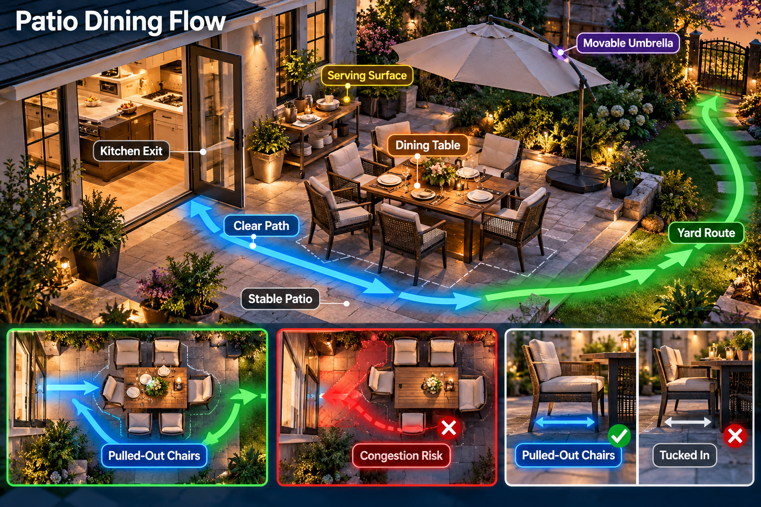 Dining Patio Near the House