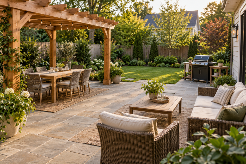 backyard entertainment designs​
