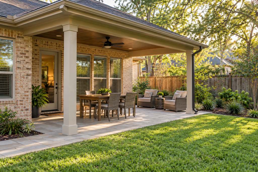 houston backyard patio design​