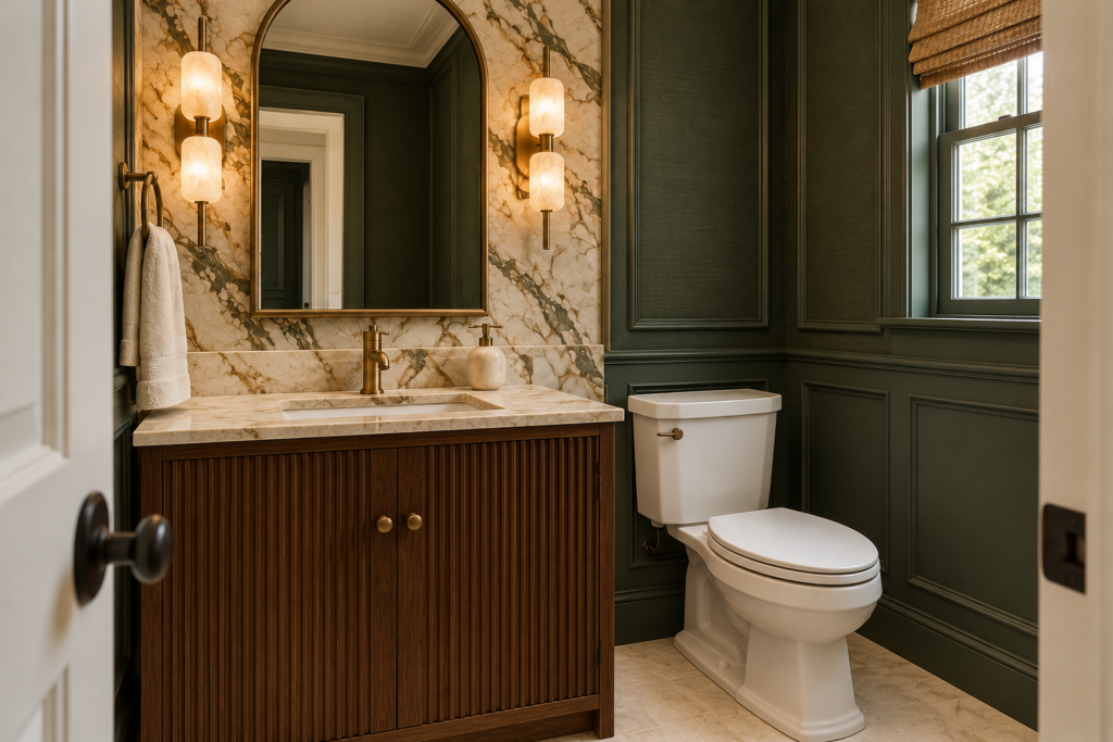 powder room decorating ideas​