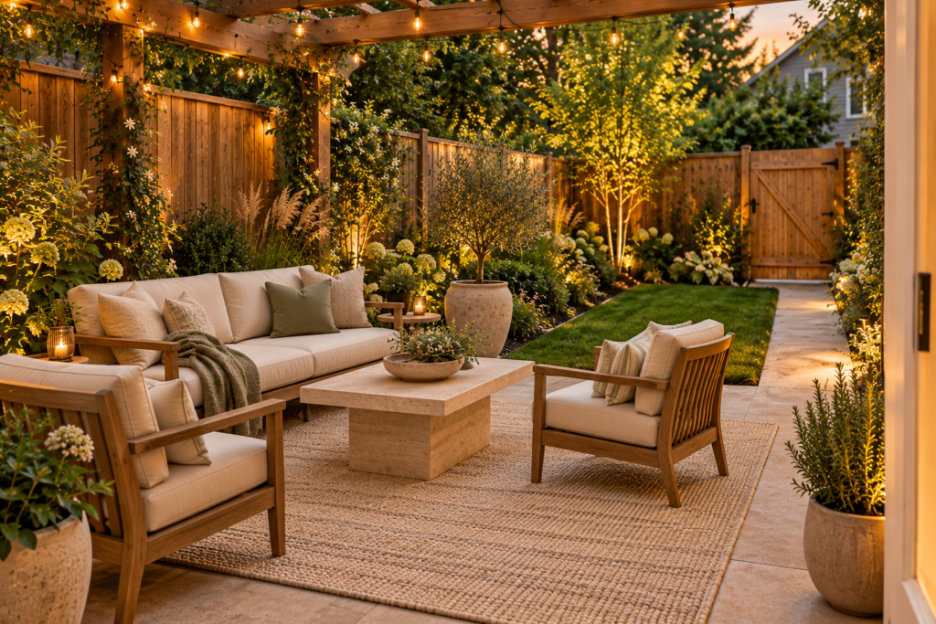 small backyard decorating ideas on a budget​